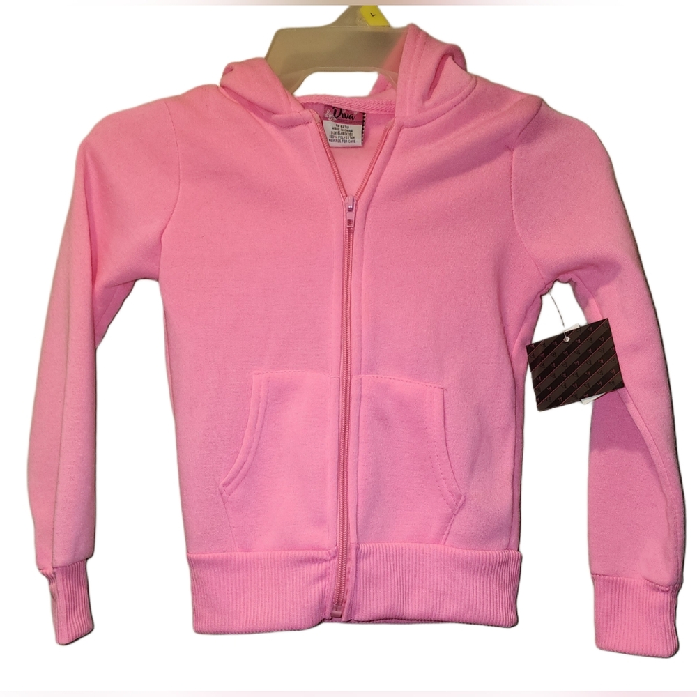 Diva Pink Kids Hoodie 6/6x (SMALL)